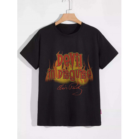 Tricou Devil in disguise - bumbac Elvis Presley